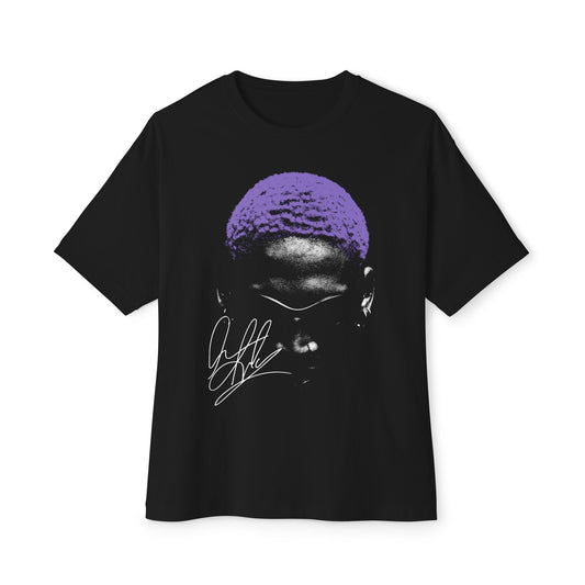 Rodman Purple Hair Boxy Tee